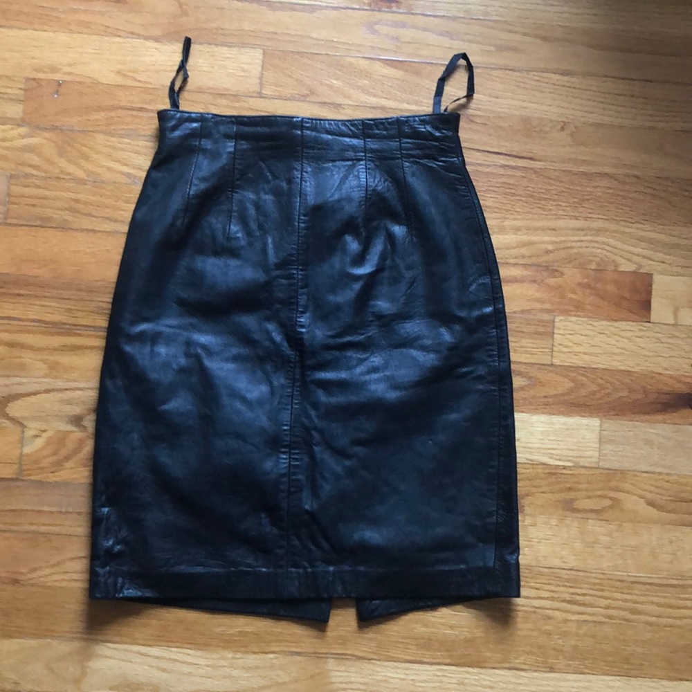 Women’s lamb skin skirt